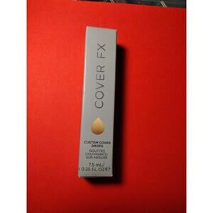 Cover FX Custom Cover Drops N Deep 3 Liquid Foundation 7.5 ML 0.25 Oz Italy